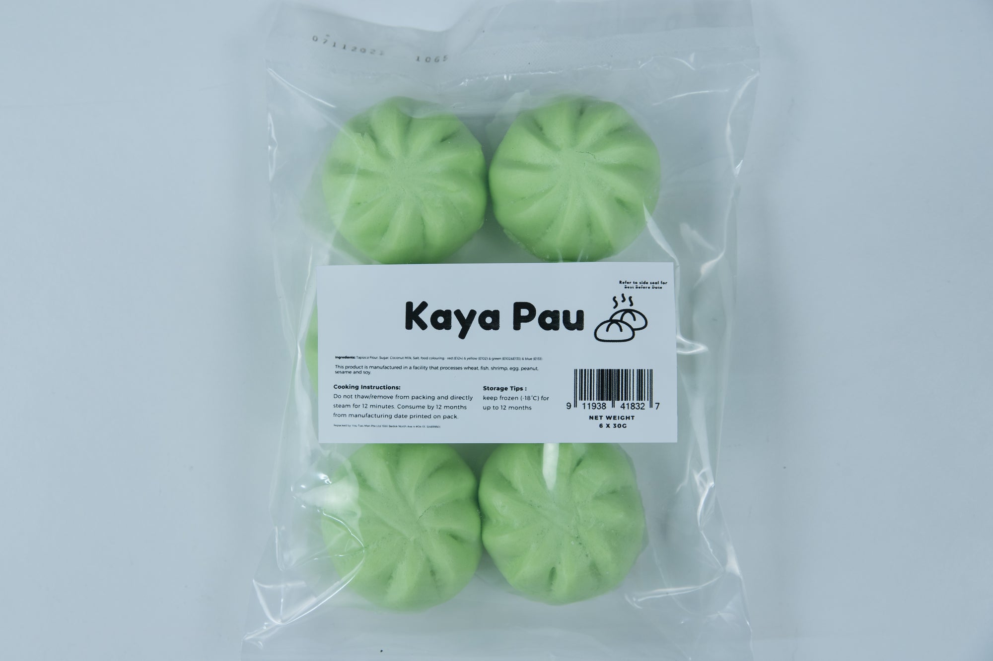 6 Pieces of Kaya Buns/ Kaya Pau