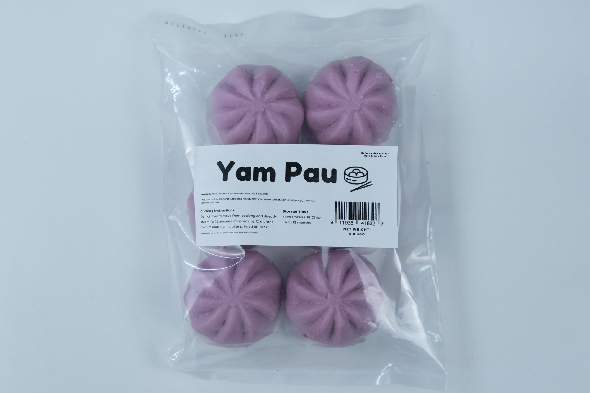 6 Pieces of Yam Pau/Yam Custard Bun