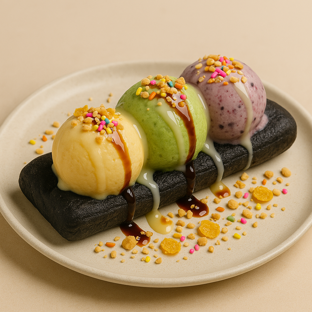 You Tiao with Ice Cream