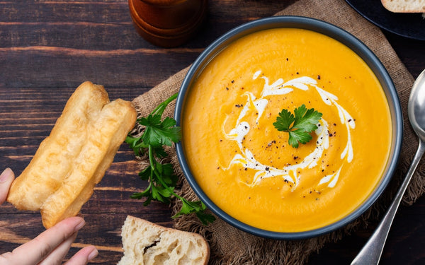 The Best Pumpkin Soup Ever with You Tiao - You Tiao Man Pte Ltd