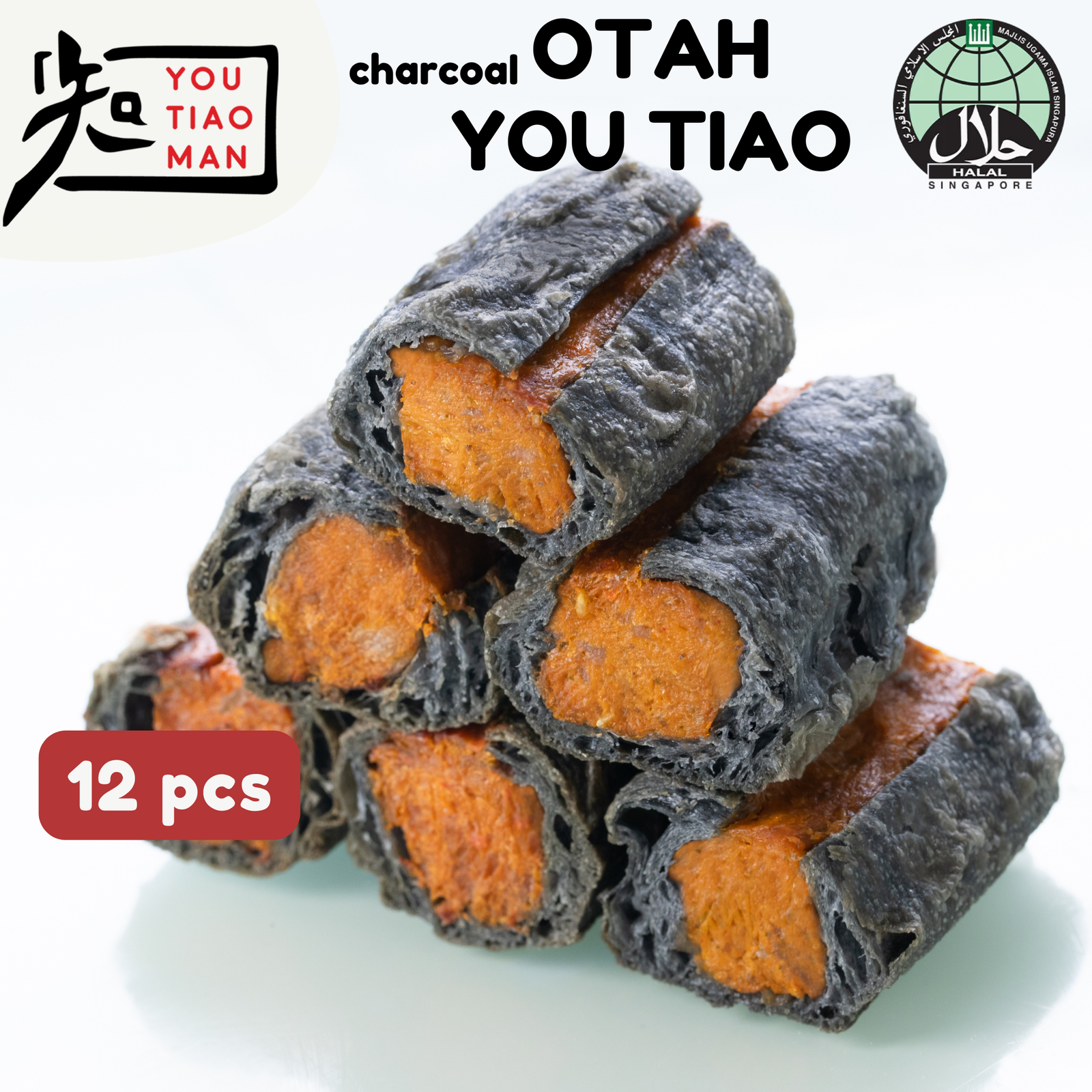 Otah Charcoal You Tiao (12pcs)
