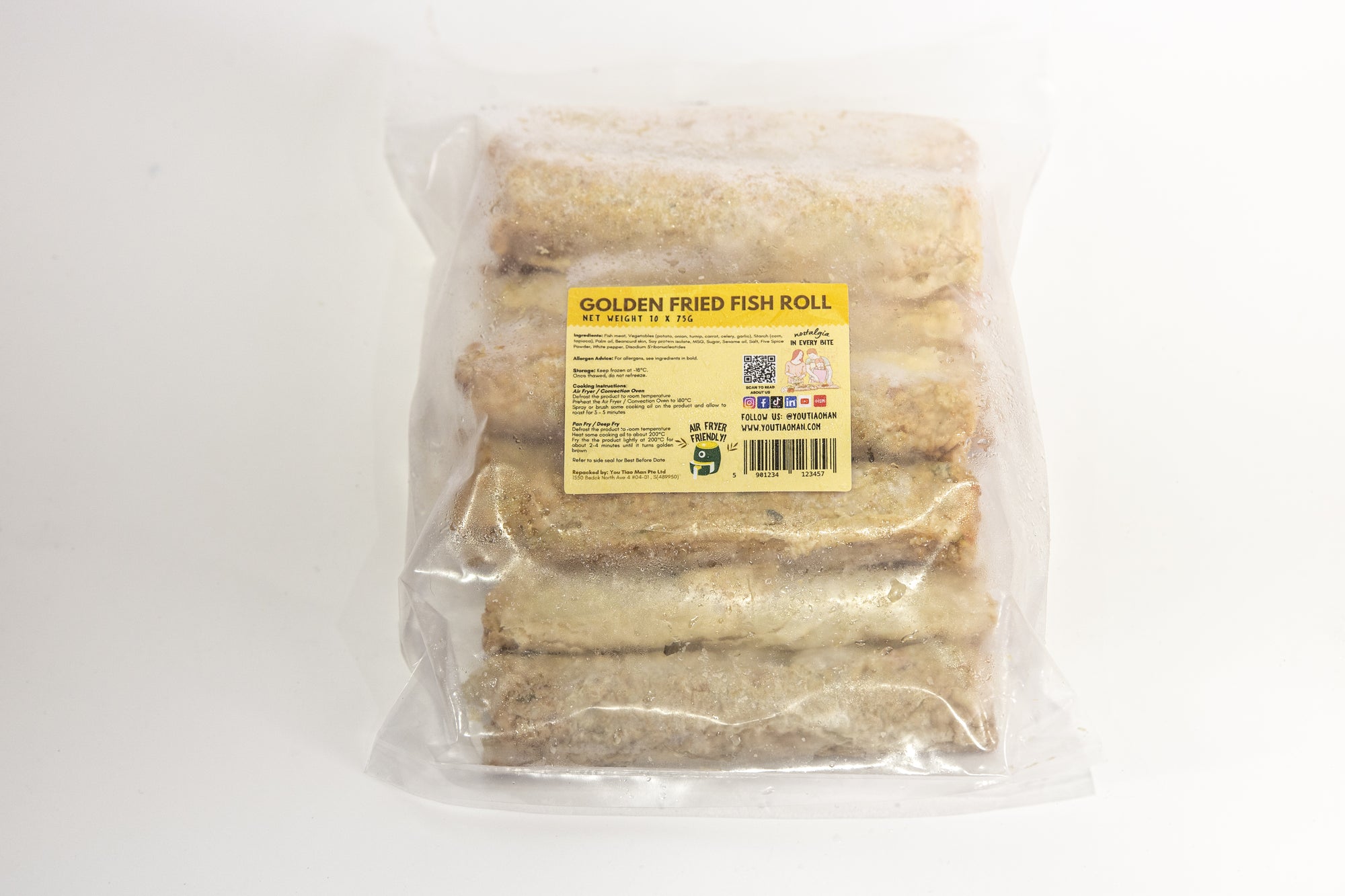 Golden Fried Fish Roll