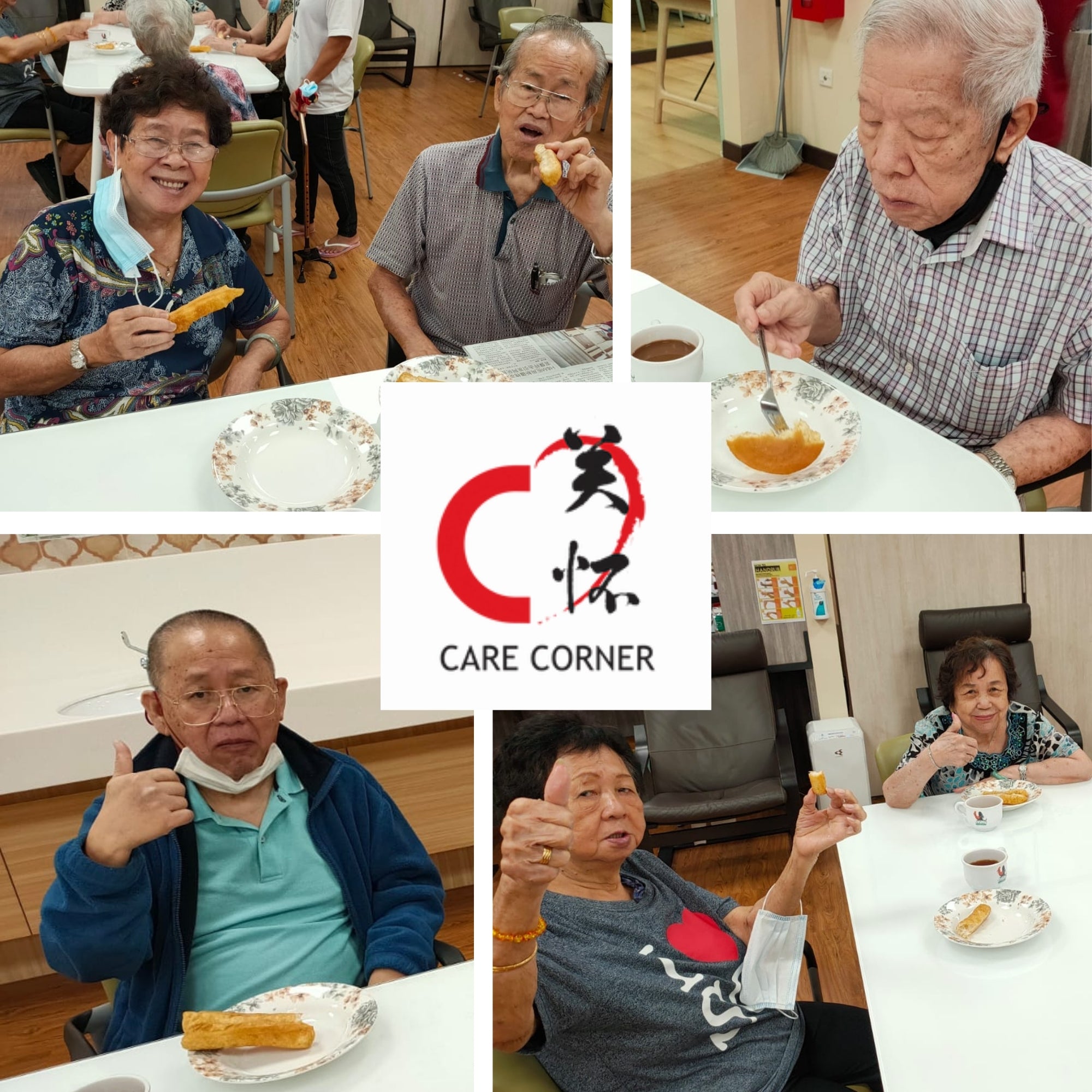 Care Corner Senior Services enjoying You Tiao