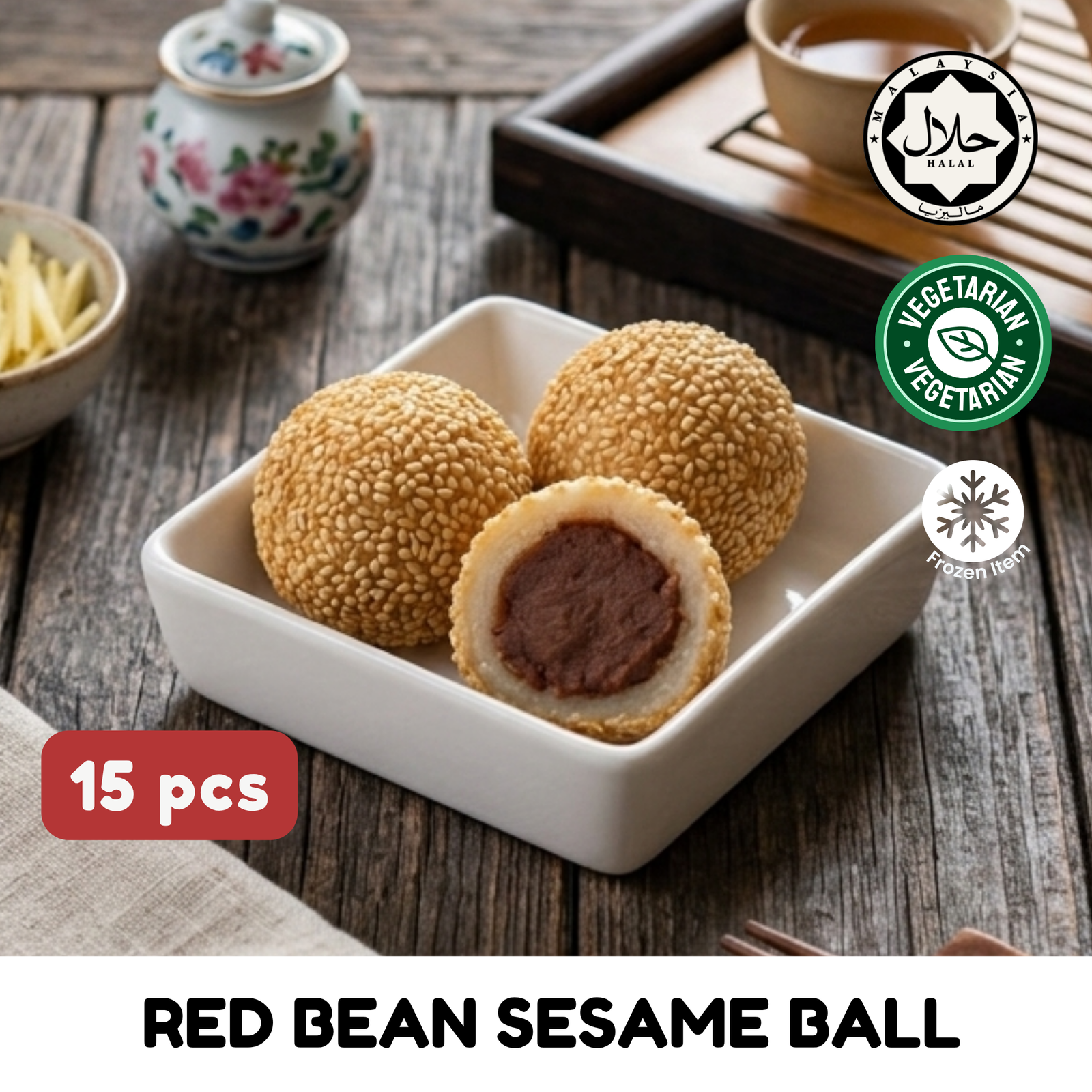 Red Bean Sesame Ball