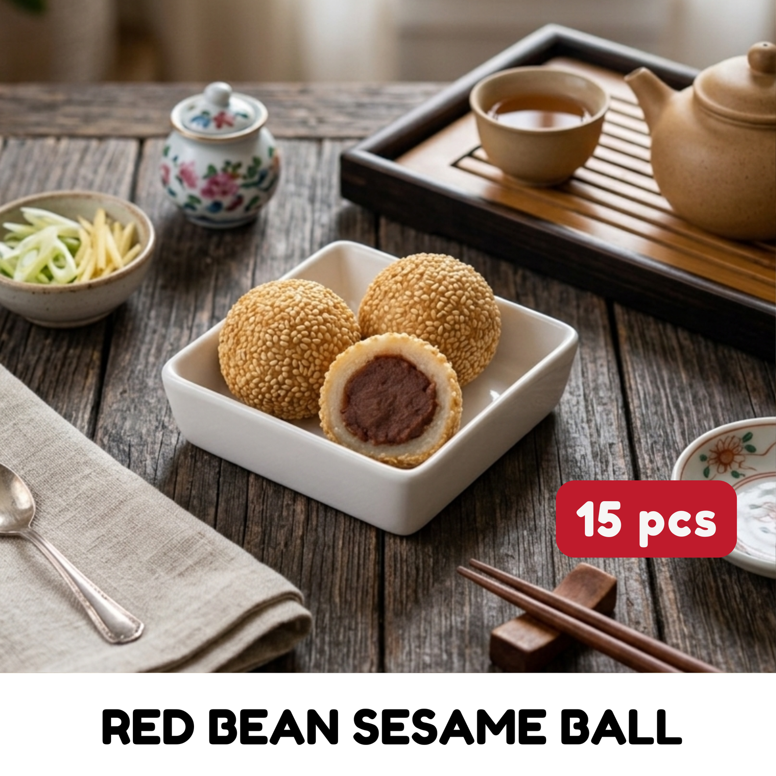 Red Bean Sesame Ball