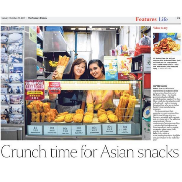 You Tiao Man Straits Times Crunch Time For Asian Snacks