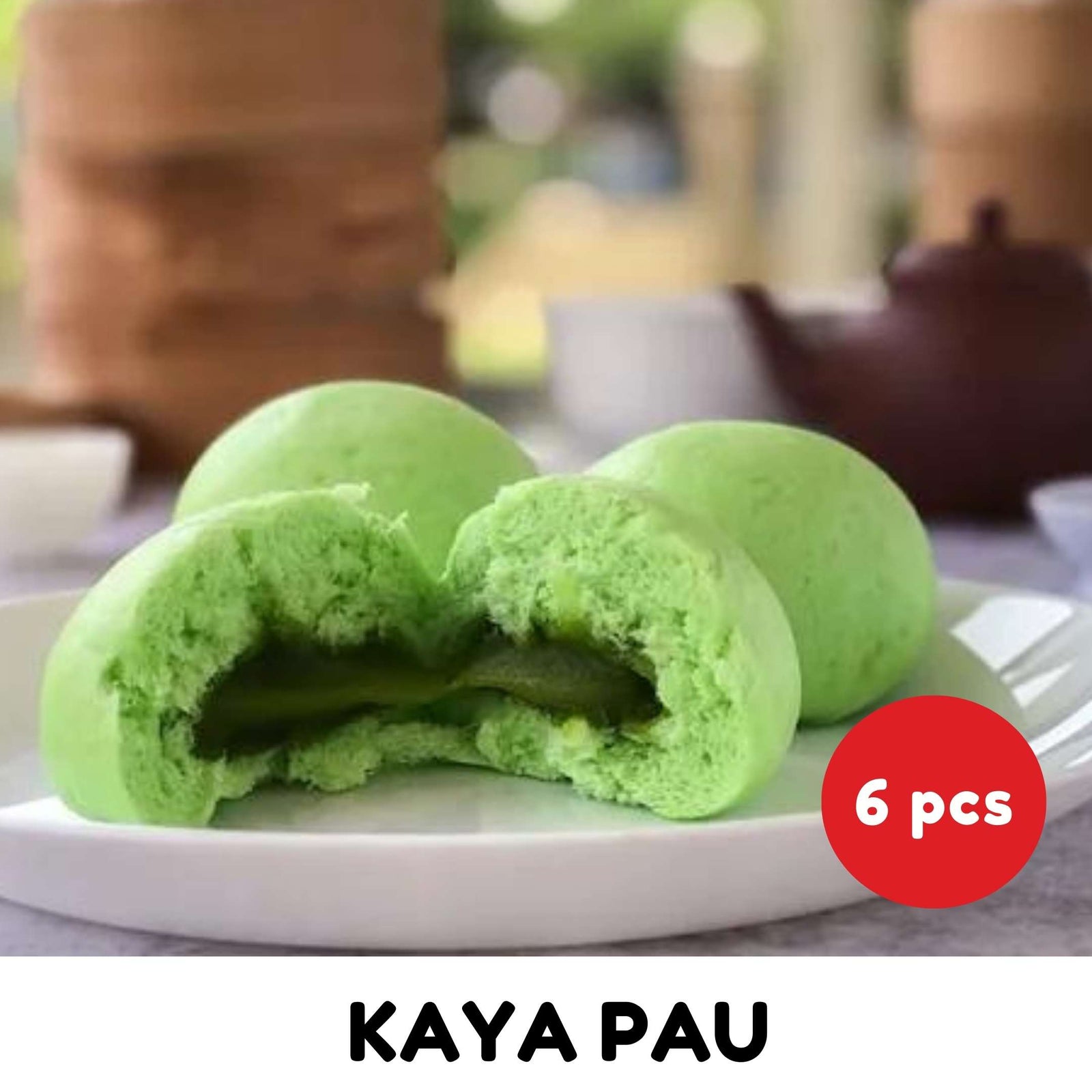 6 Pieces of Kaya Buns/ Kaya Pau